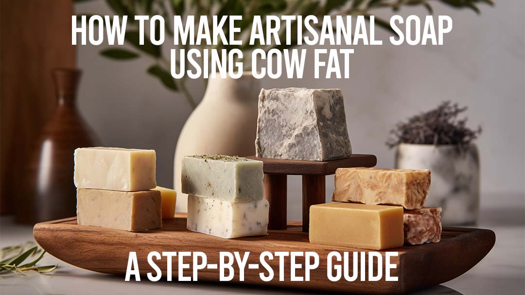 How to make artisanal soap using cow fat